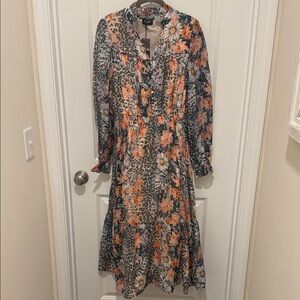 NWT Floral Long Sleeve Dress
